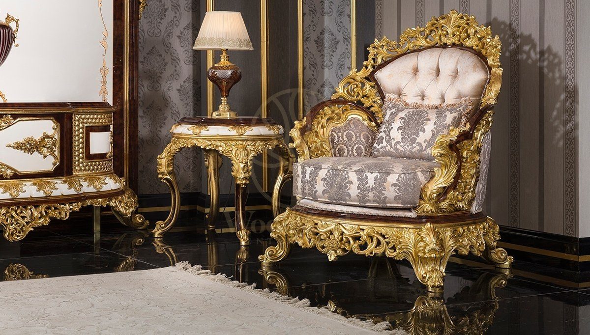 Royal Hunkar Hand Carved Teak Sofa Set II, Saharanpur, view 4