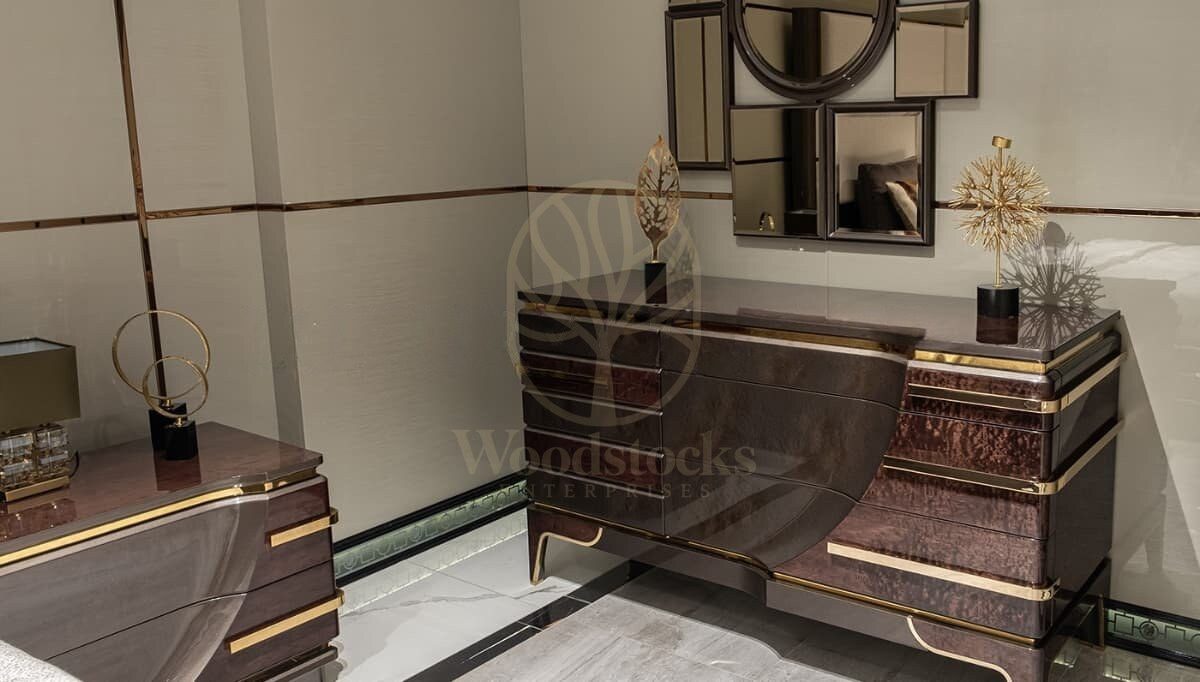 Luxury Aurenza Handcrafted Teak King Size Bed, Saharanpur, view 5