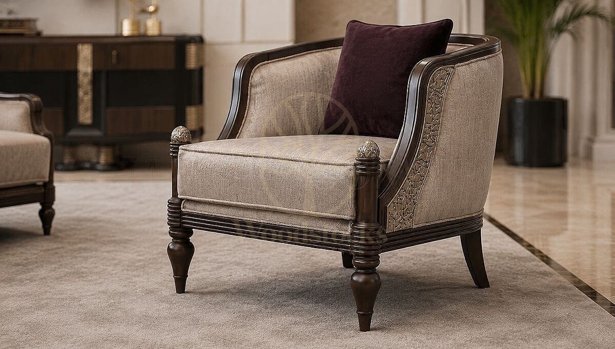 Luxury Hudson Handcrafted Teak Sofa Set, Saharanpur, view 2