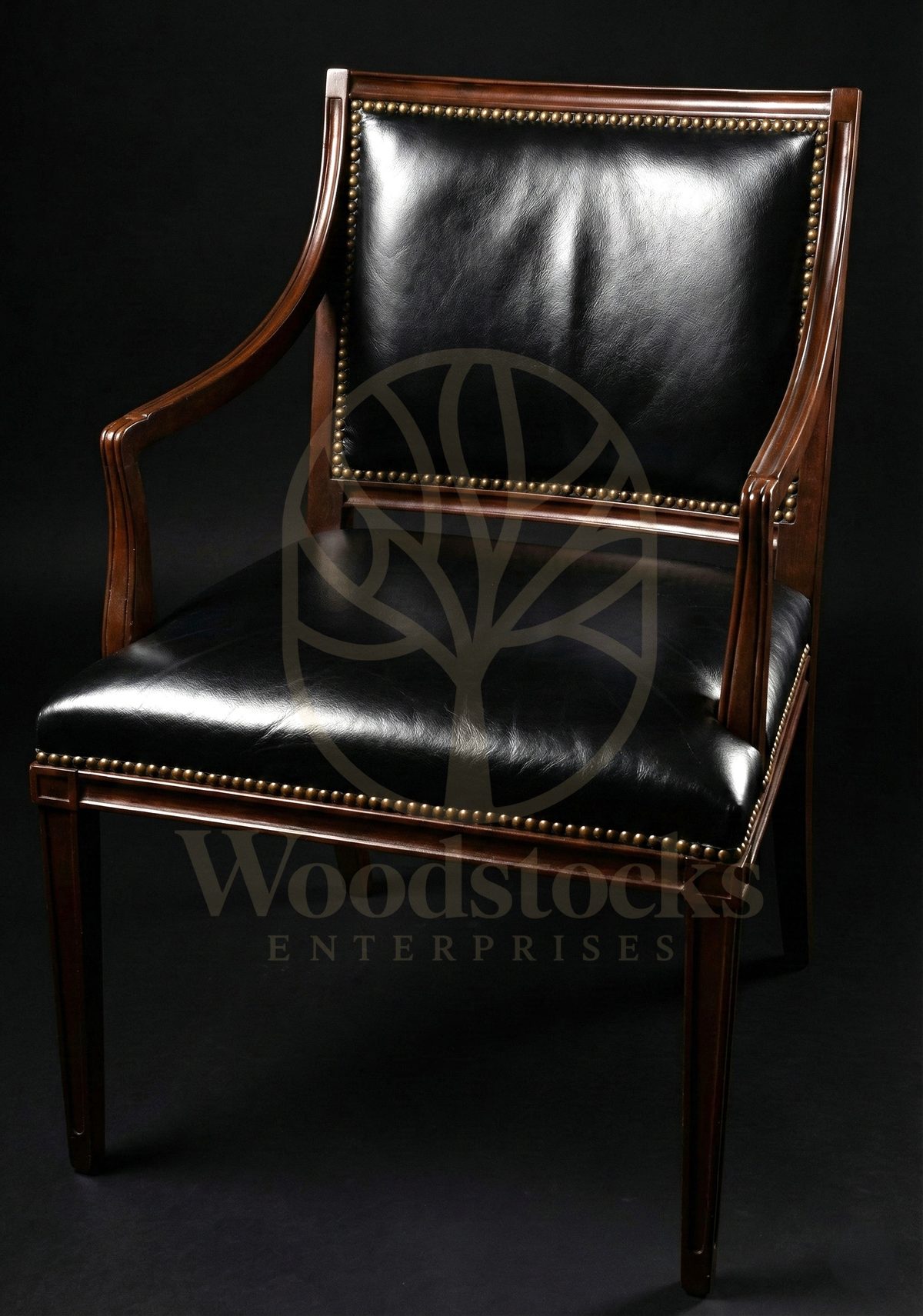 Luxury Teak London Regent’s Club Armchair, Saharanpur, view 3