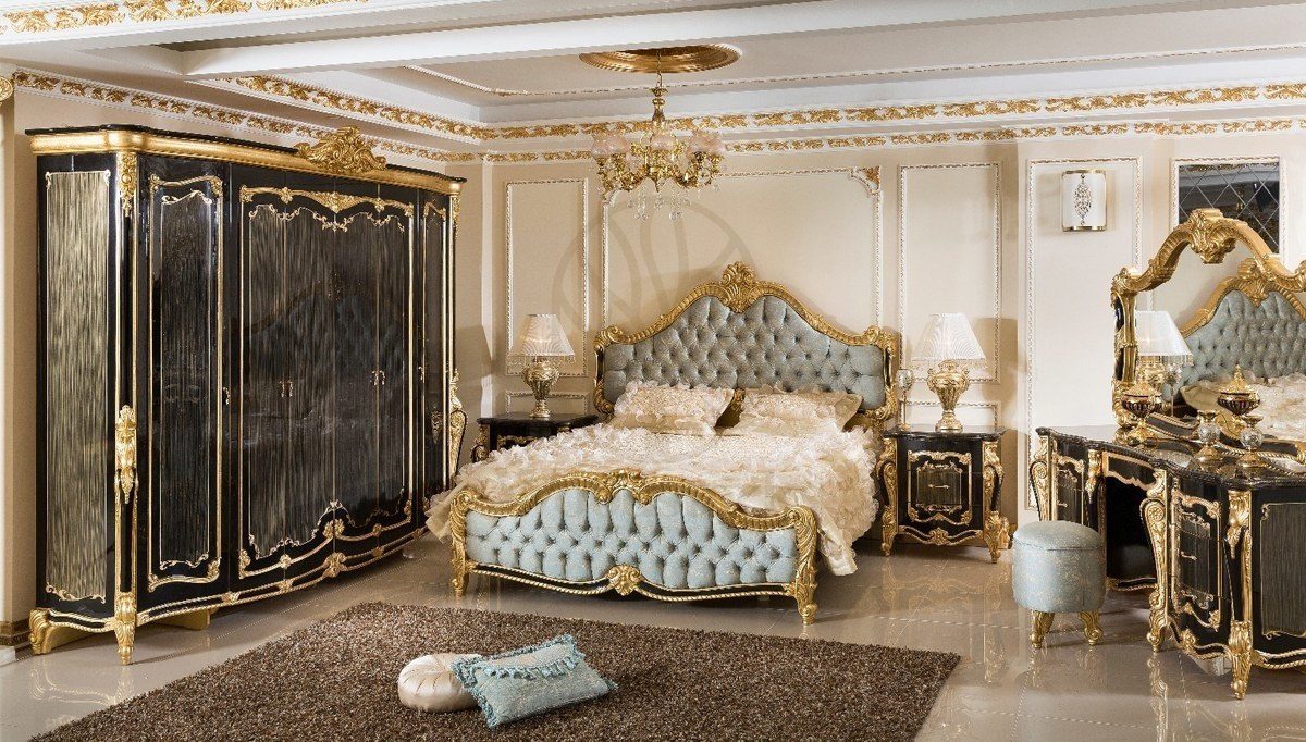 Royal Kayihan Black Hand Carved Teak King Size Bed, Saharanpur, King Size Bed