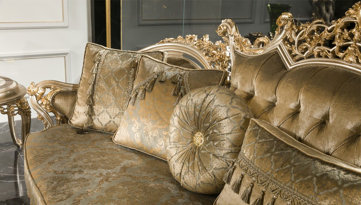 Royal Brgonya Hand Carved Teak Sofa Set, Saharanpur, view 7