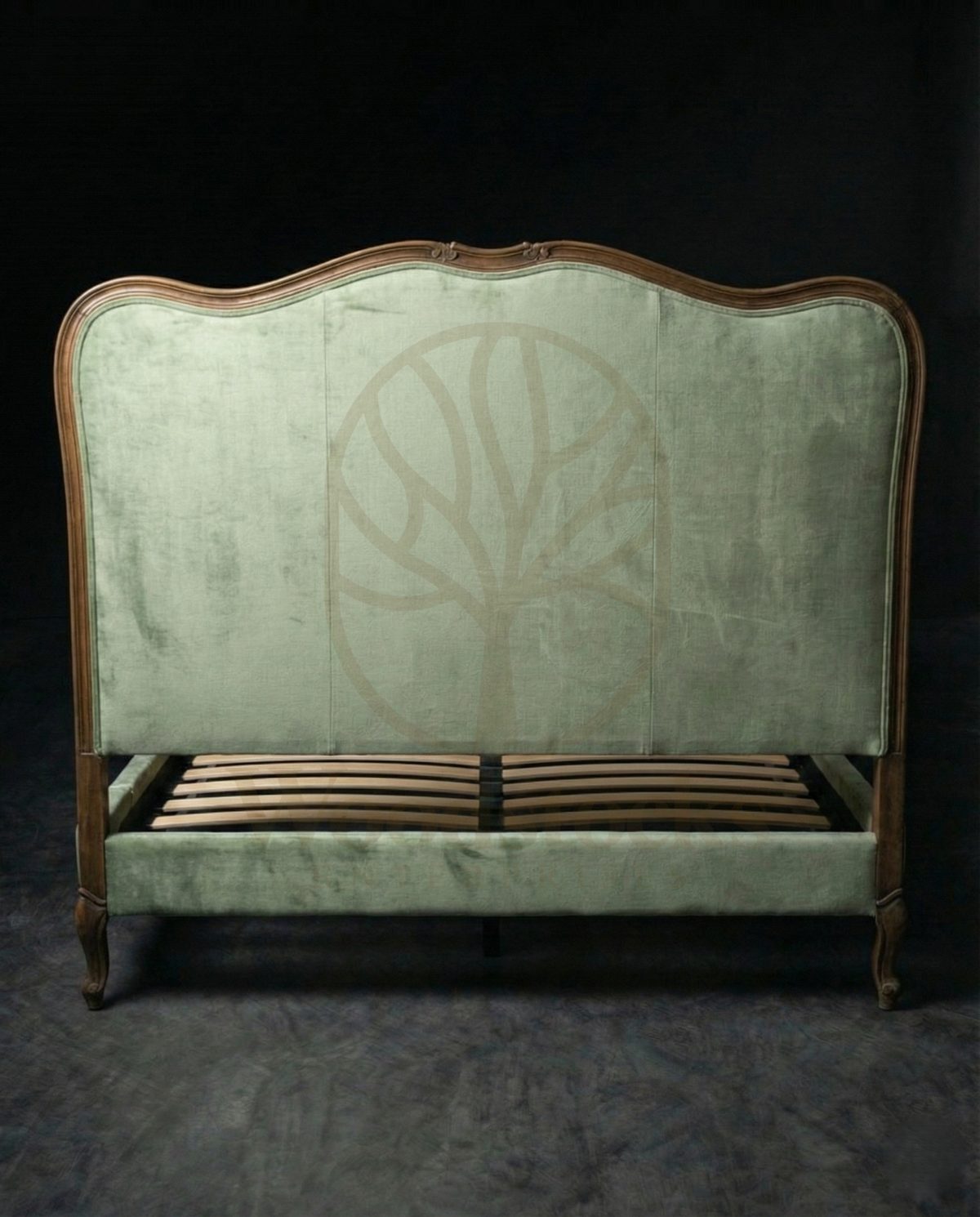 Royal Hand Carved Teak Madame de Pompadour’s Morning Chamber Bed, Saharanpur, view 7