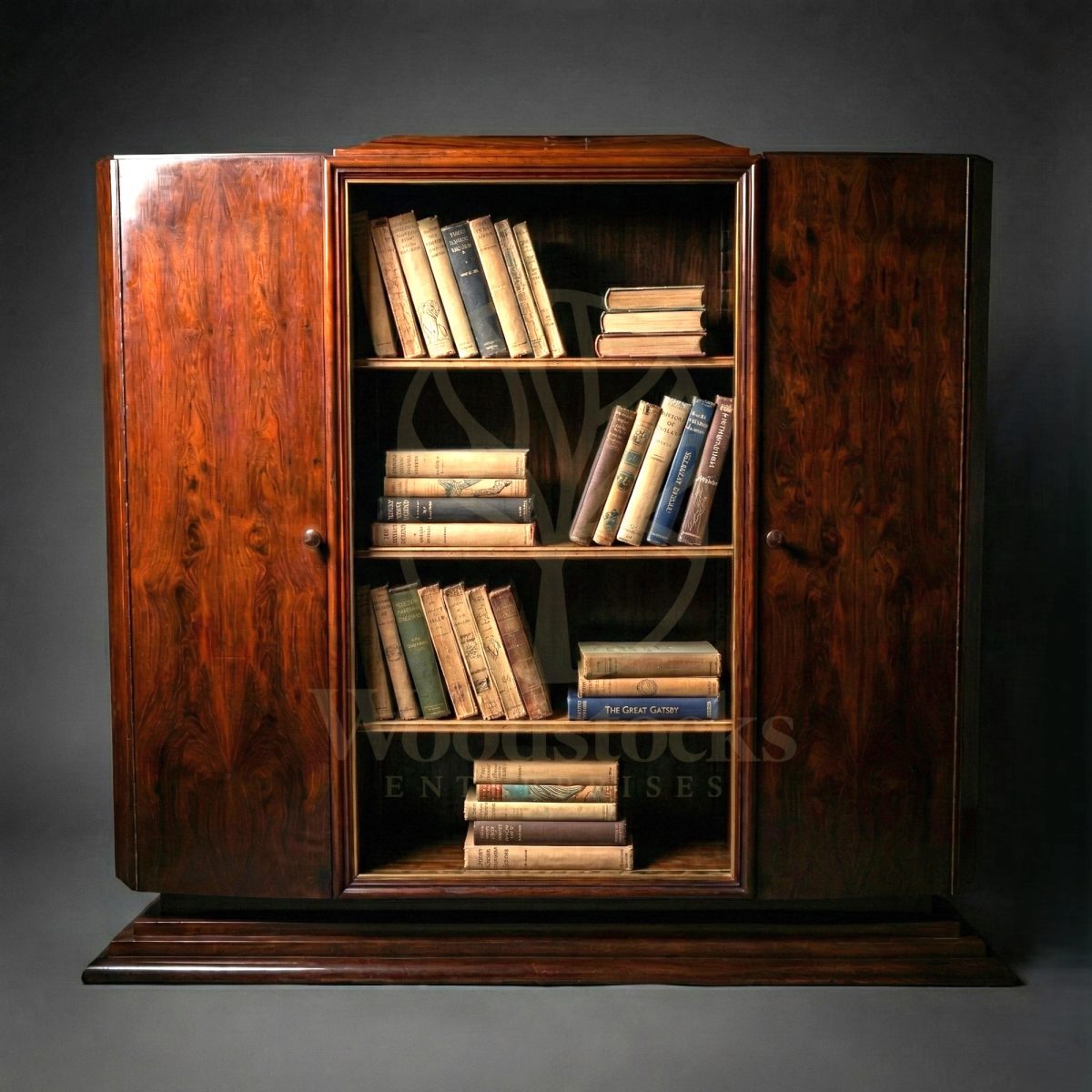 Luxury Teak Boulogne-Billancourt Art Deco Bookshelf, Saharanpur, Book shelf