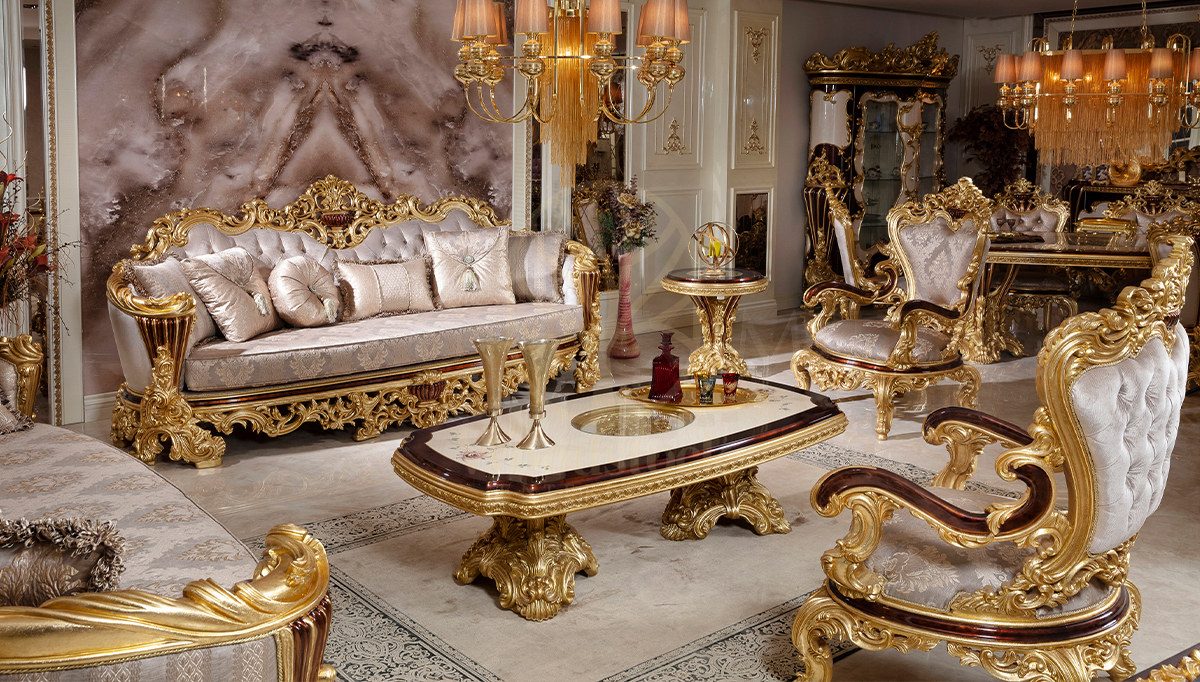 Royal Laveras Hand Carved Teak Sofa Set, Saharanpur, Sofa Set