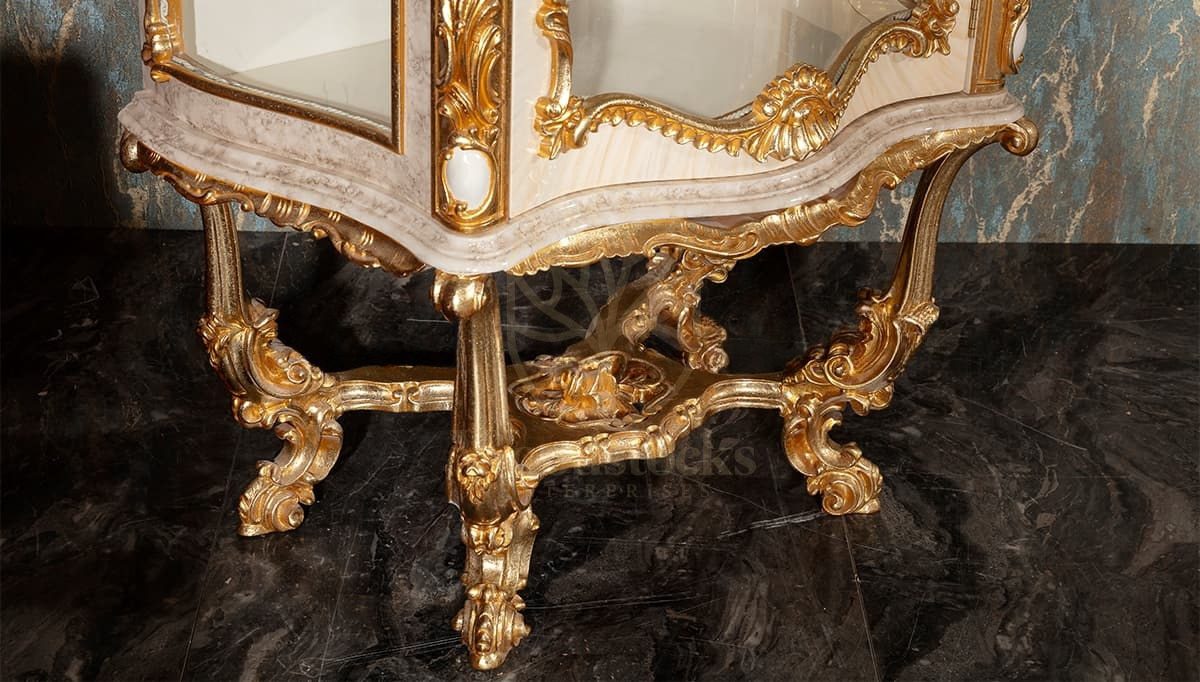 Royal Radisson Hand Carved Teak Dining Table Set, Saharanpur, view 9