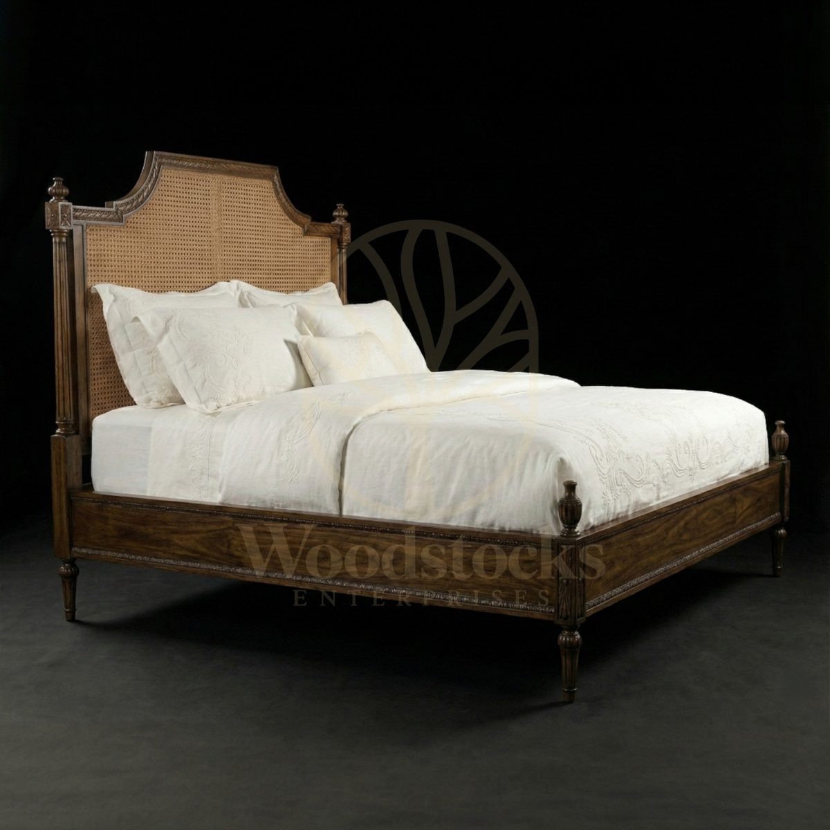 Royal Teak Saint-Rémy Country Bed, Saharanpur, King Size Bed