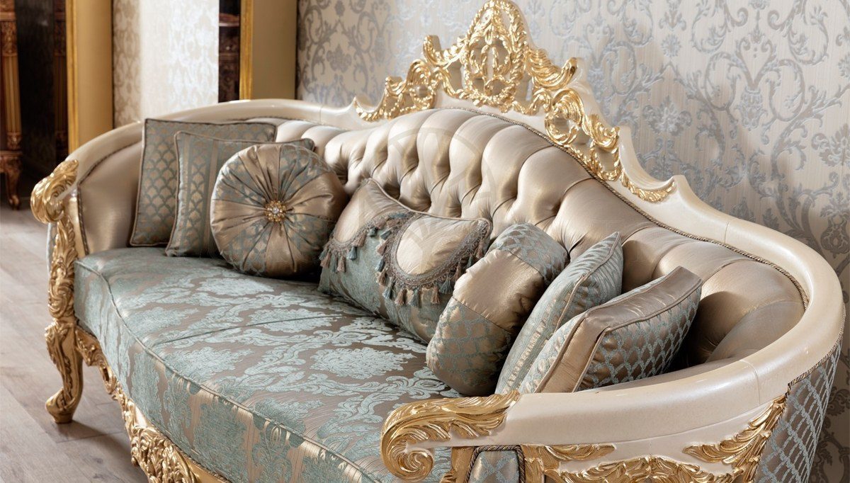 Royal Osmanli Hand Carved Teak Sofa Set, Saharanpur, view 6