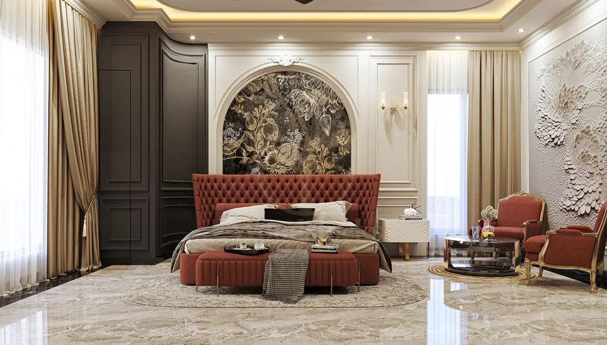 Royal Bedroom Hand Carved Teak King Size Bed, Saharanpur, view 7
