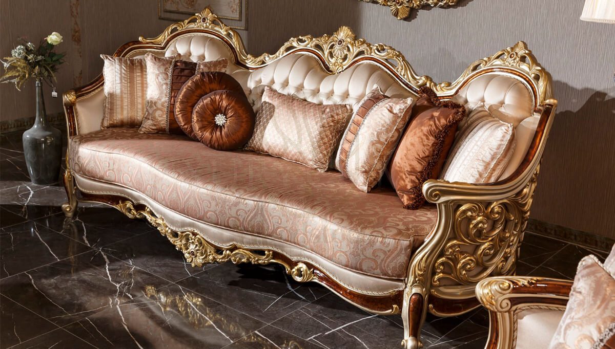 Royal Harzemsah Bronze Hand Carved Teak Sofa Set, Saharanpur, view 4