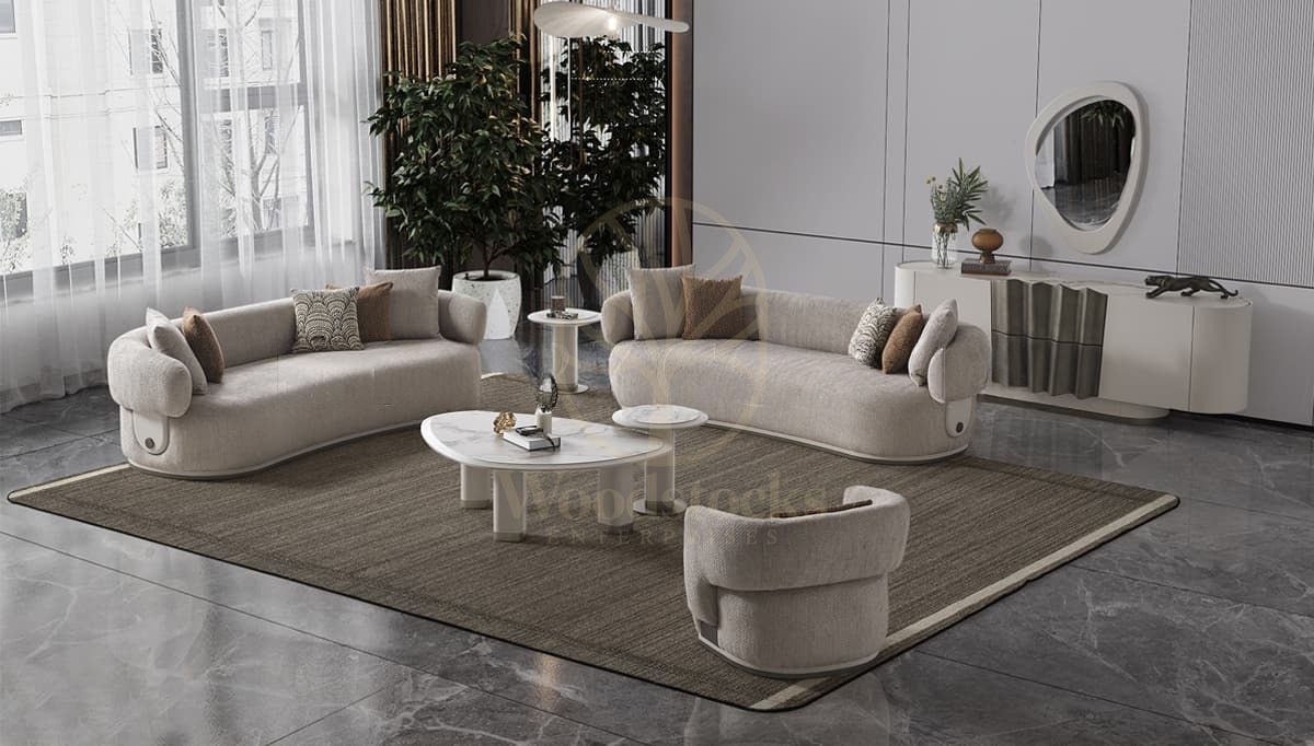Luxury Bella Handcrafted Teak Sofa Set, Saharanpur, view 2
