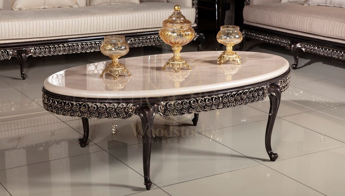 Royal Londra Hand Carved Teak Sofa Set, Saharanpur, view 9