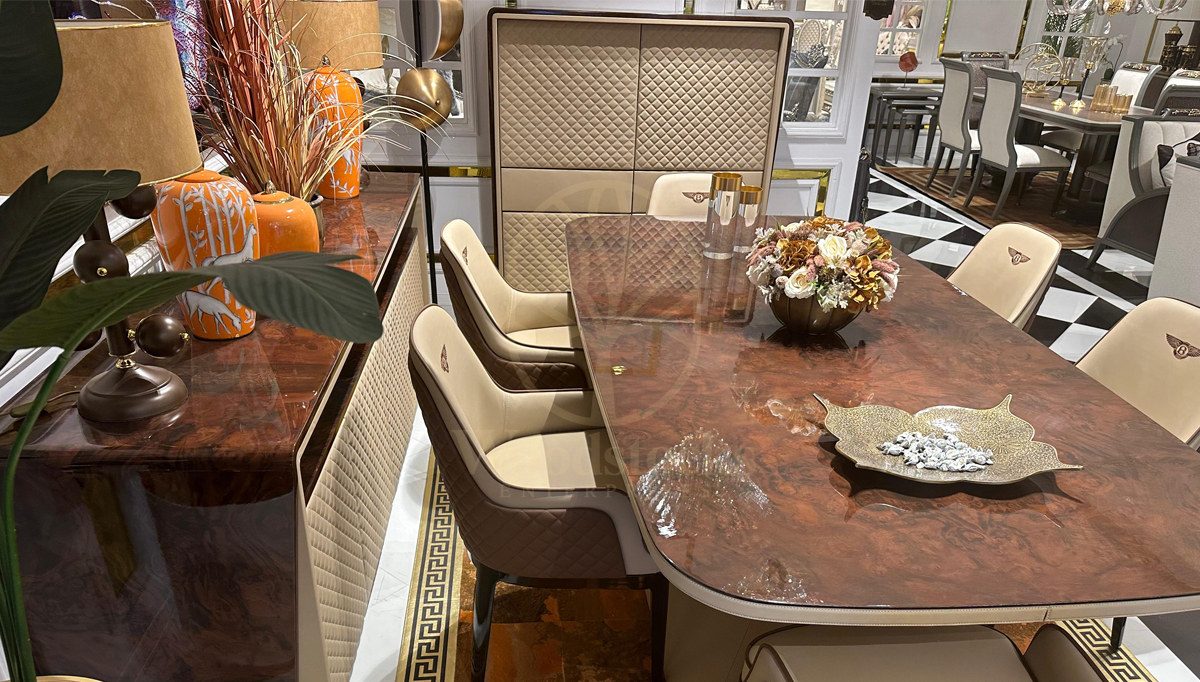 Luxury Sedna Handcrafted Teak Dining Table Set, Saharanpur, view 3