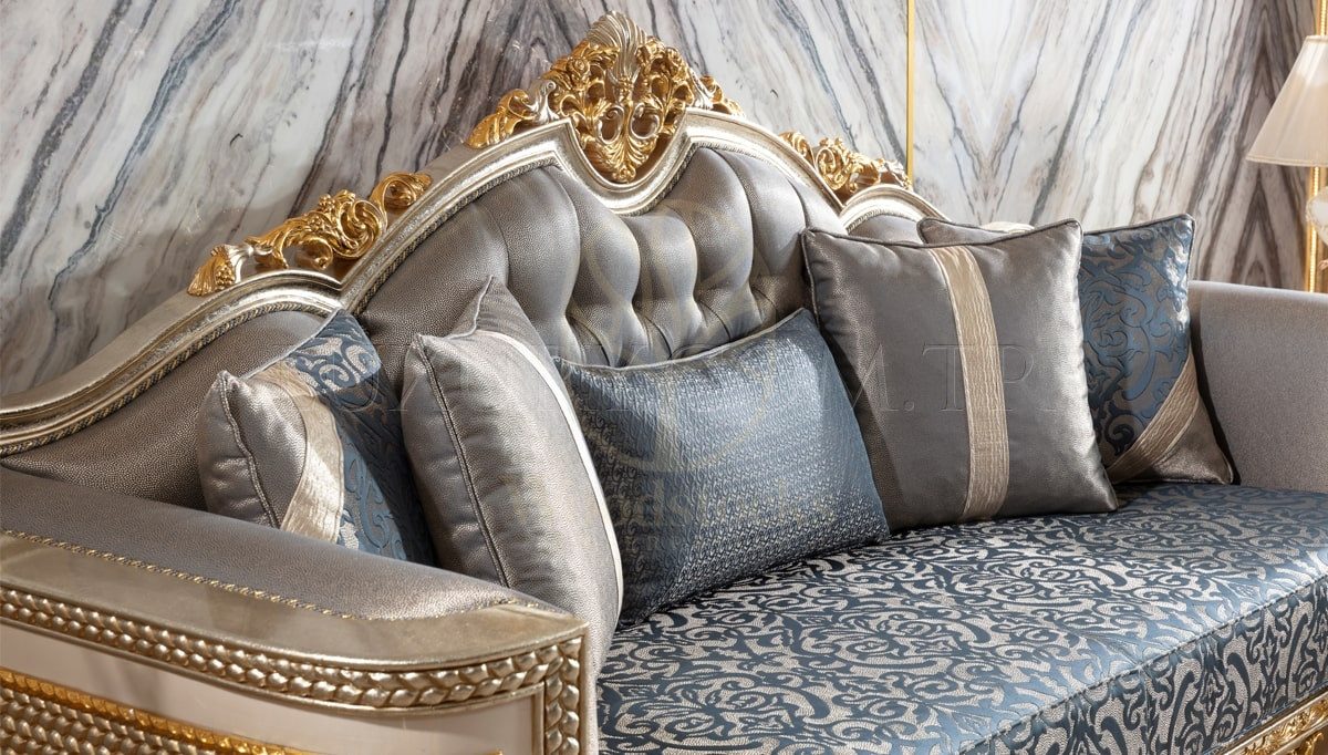 Royal Elmas Hand Carved Teak Sofa Set, Saharanpur, view 6
