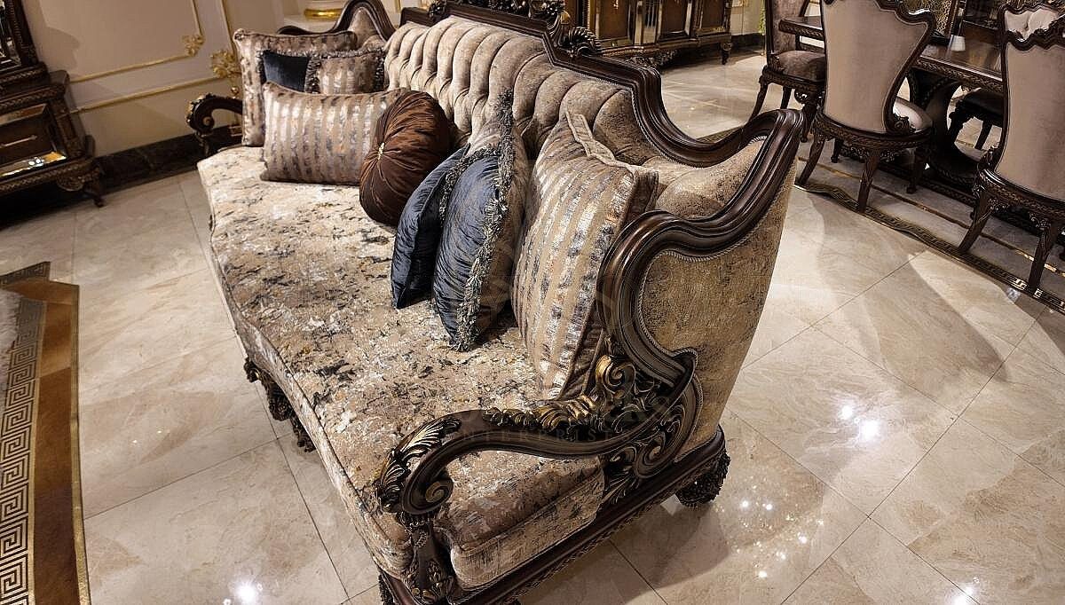 Royal Luxera Hand Carved Teak Sofa Set, Saharanpur, view 6