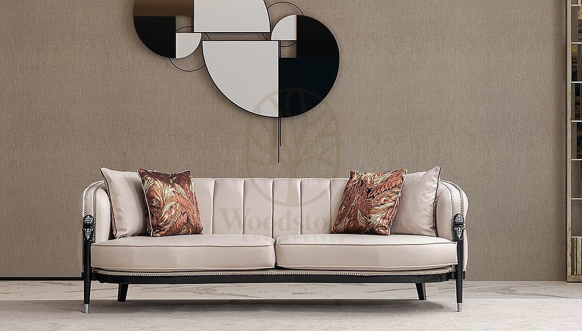 Luxury Ilvano Handcrafted Teak Sofa Set, Saharanpur, view 4
