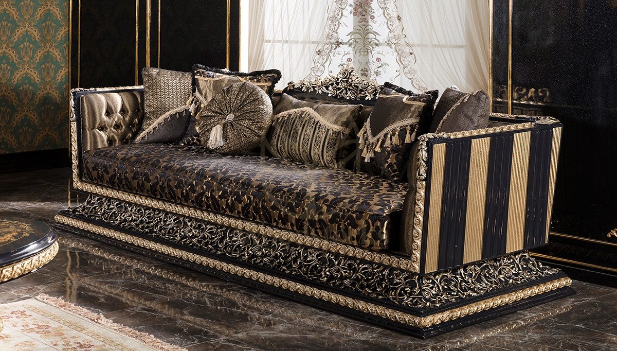Royal Hercai Hand Carved Teak Sofa Set, Saharanpur, view 3