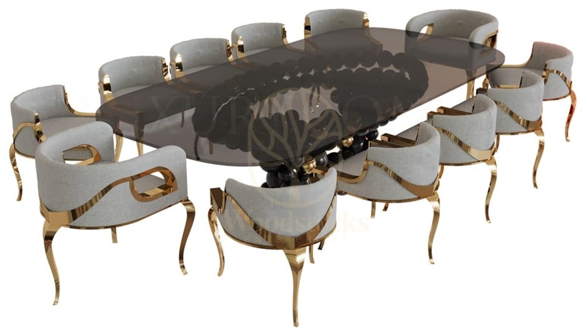 Luxury Robin Handcrafted Teak Dining Table Set, Saharanpur, Dining Table