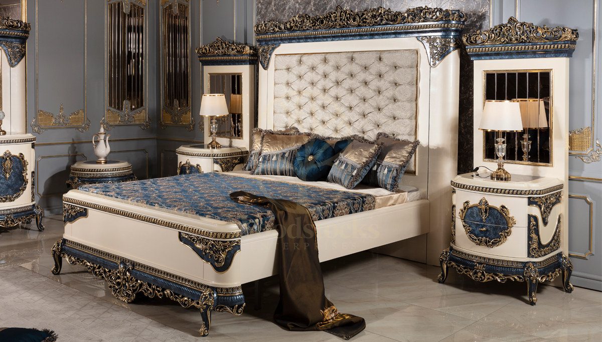 Royal Volendam Hand Carved Teak King Size Bed, Saharanpur, view 2
