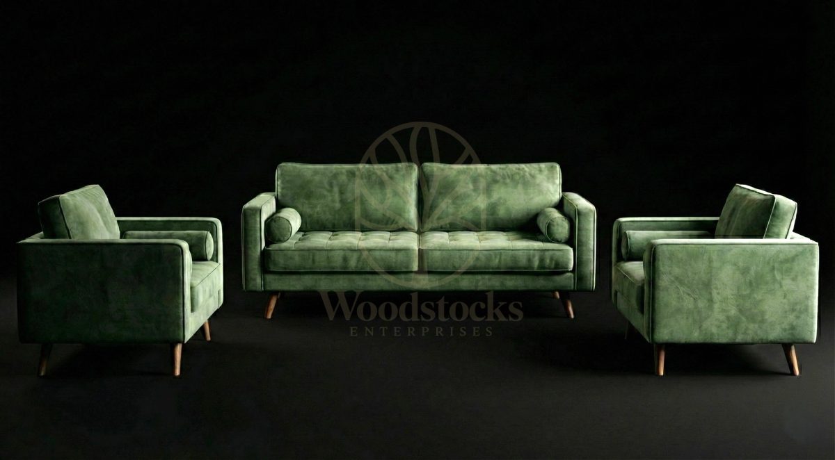 Luxury Teak Chelsea Modernist Lounge Ensemble, Saharanpur, view 2