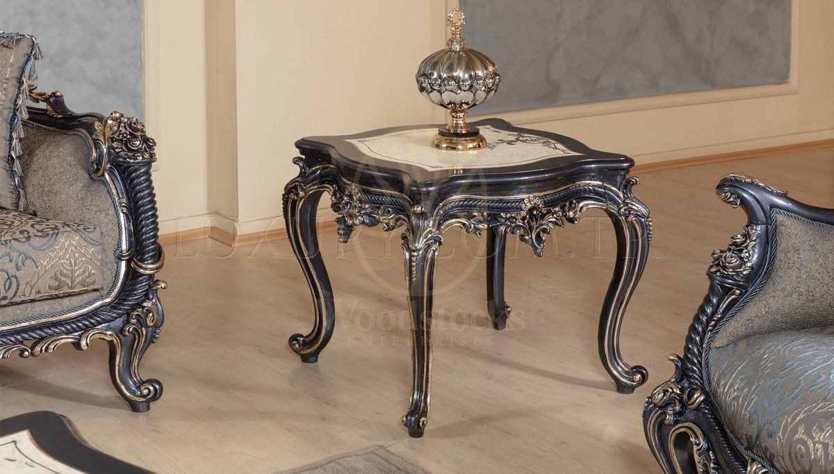 Royal Gazel Hand Carved Teak Sofa Set II, Saharanpur, view 9