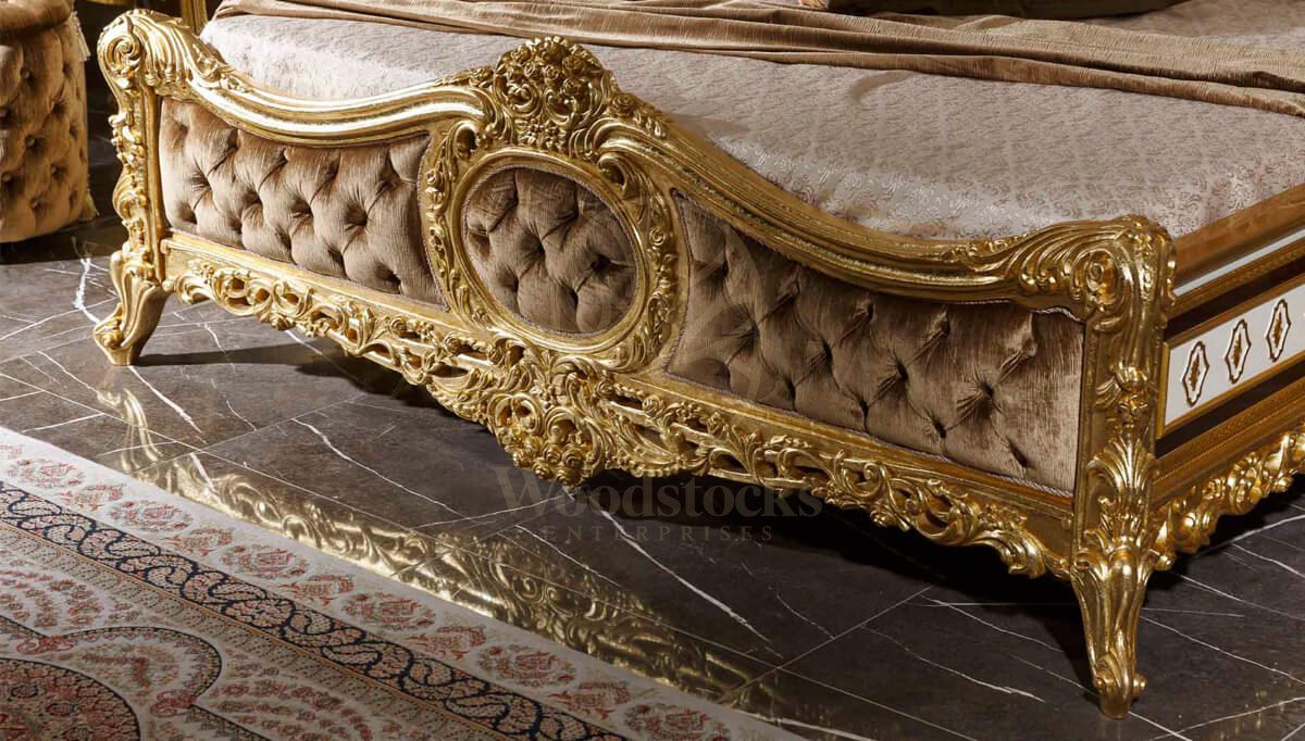 Royal Sultanahmet Hand Carved Teak King Size Bed, Saharanpur, view 3