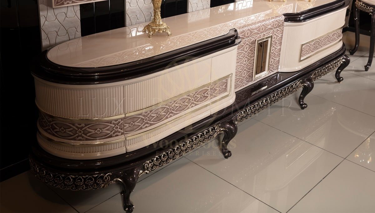 Royal London Hand Carved Teak TV Cabinet, Saharanpur, view 4