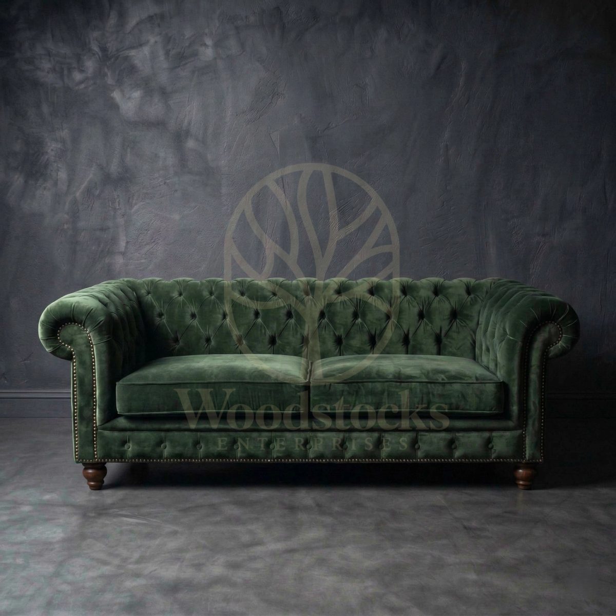 Luxury Teak Victorian Townhouse Chesterfield Sofa, Saharanpur, Sofa Set