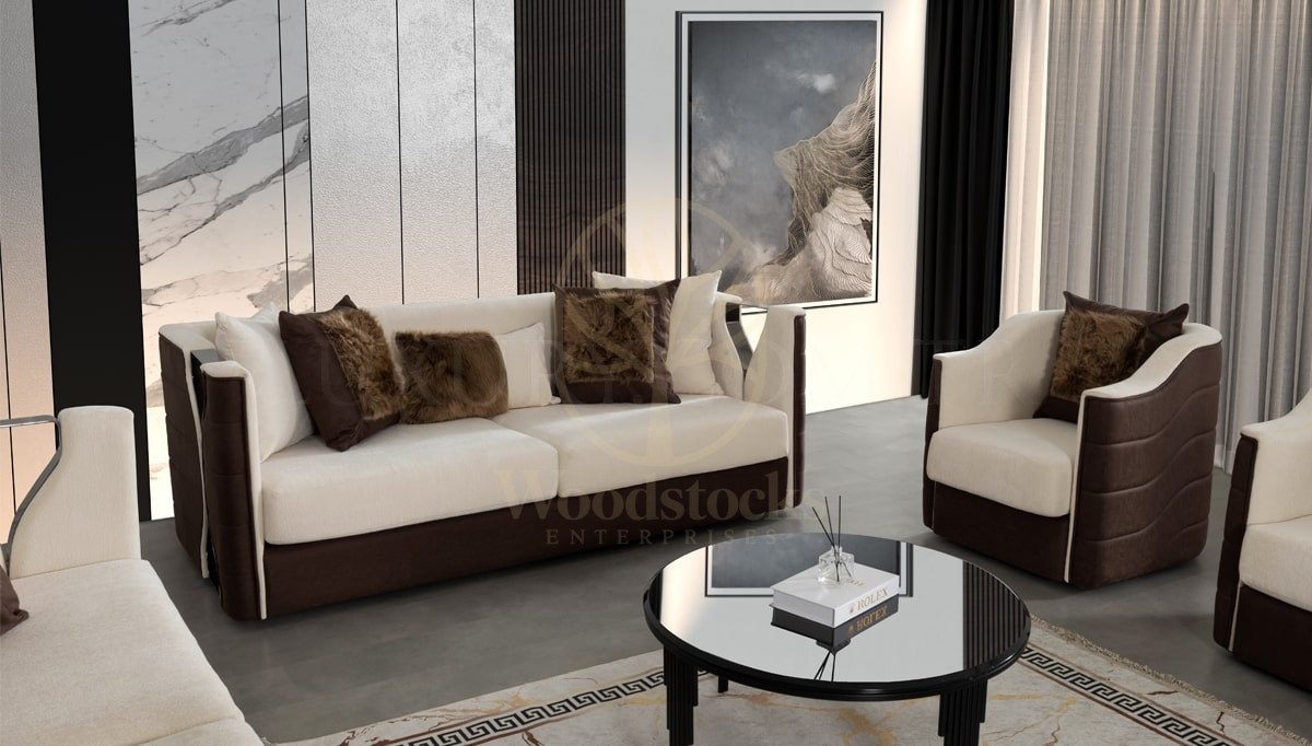 Luxury Devora Handcrafted Teak Sofa Set, Saharanpur, view 2