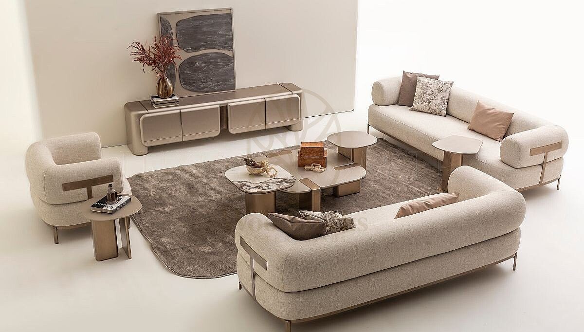 Luxury Mesa Handcrafted Teak Sofa Set, Saharanpur, view 4