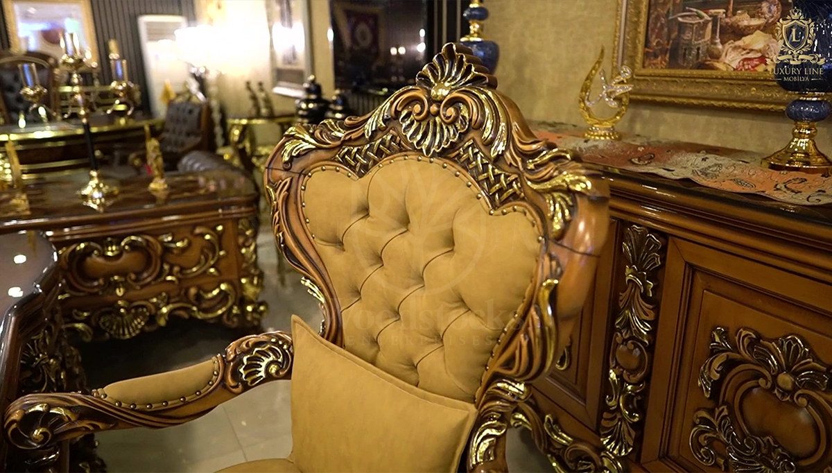 Royal Saltanat Hand Carved Teak Office Table, Saharanpur, view 2