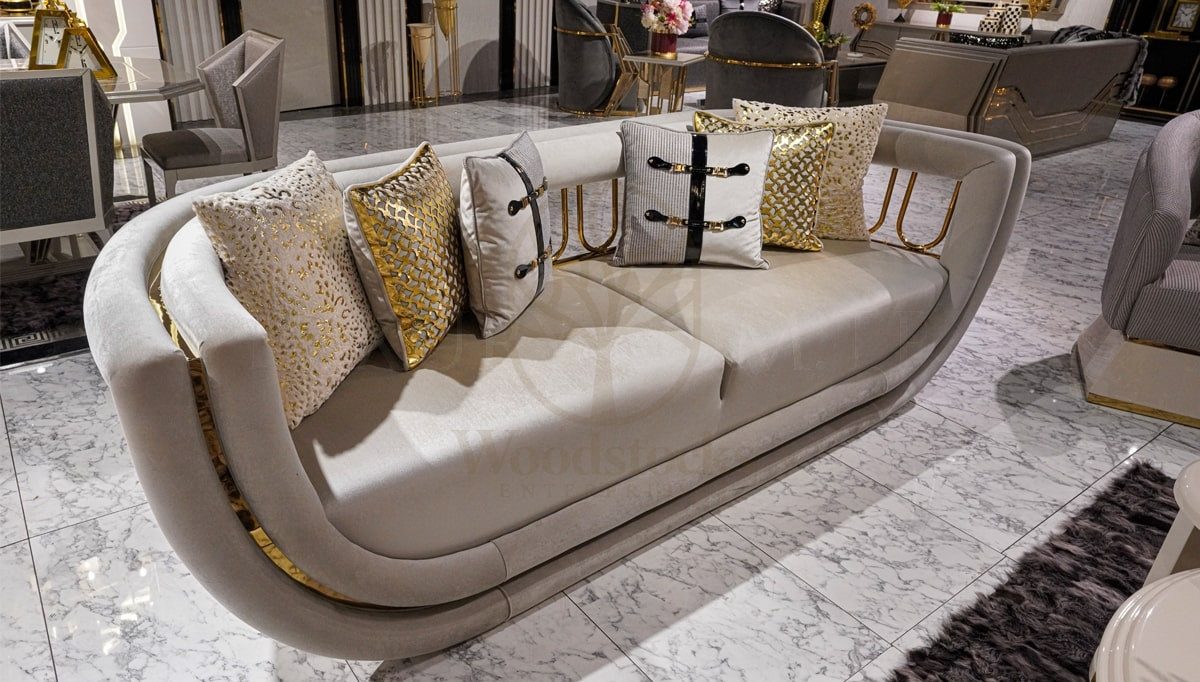 Luxury Triton Handcrafted Teak Sofa Set, Saharanpur, view 5