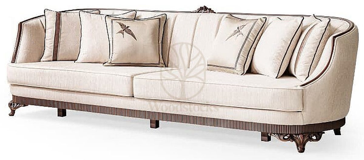 Luxury Karya Beige Handcrafted Teak Sofa Set, Saharanpur, view 9