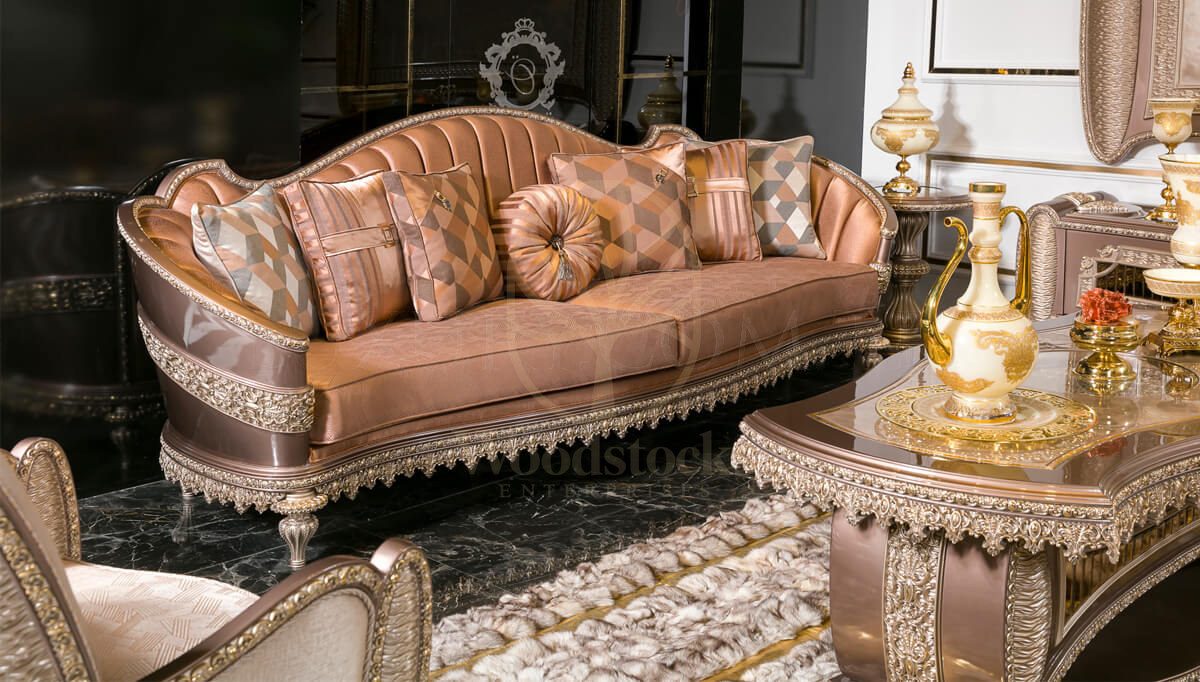 Royal Vegas Hand Carved Teak Sofa Set, Saharanpur, view 7