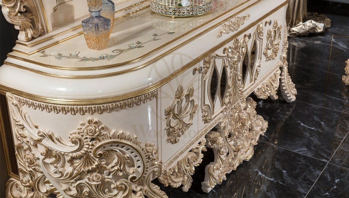 Royal Karahan Hand Carved Teak TV Cabinet, Saharanpur, view 3