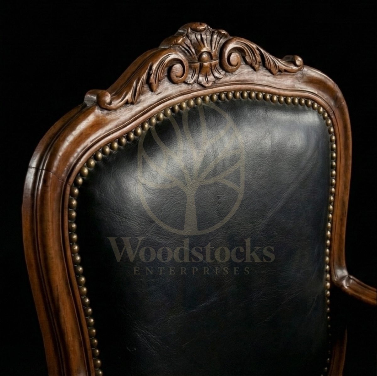 Royal Hand Carved Teak Louis XV Cabinet de Travail Provincial Rocaille Writing Suite, Saharanpur, view 8