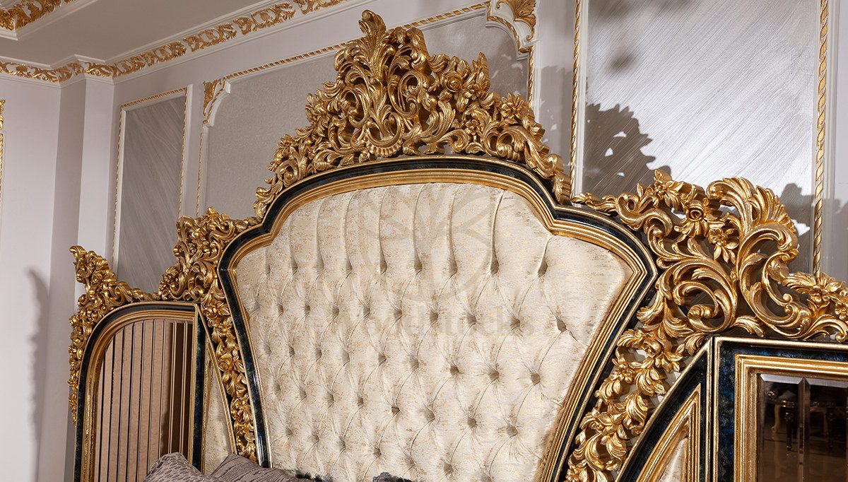 Royal Hunkar Hand Carved Teak King Size Bed, Saharanpur, view 7