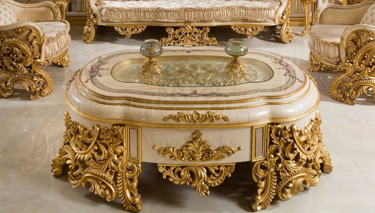 Royal Ayasofya Hand Carved Teak Sofa Set II, Saharanpur, view 5