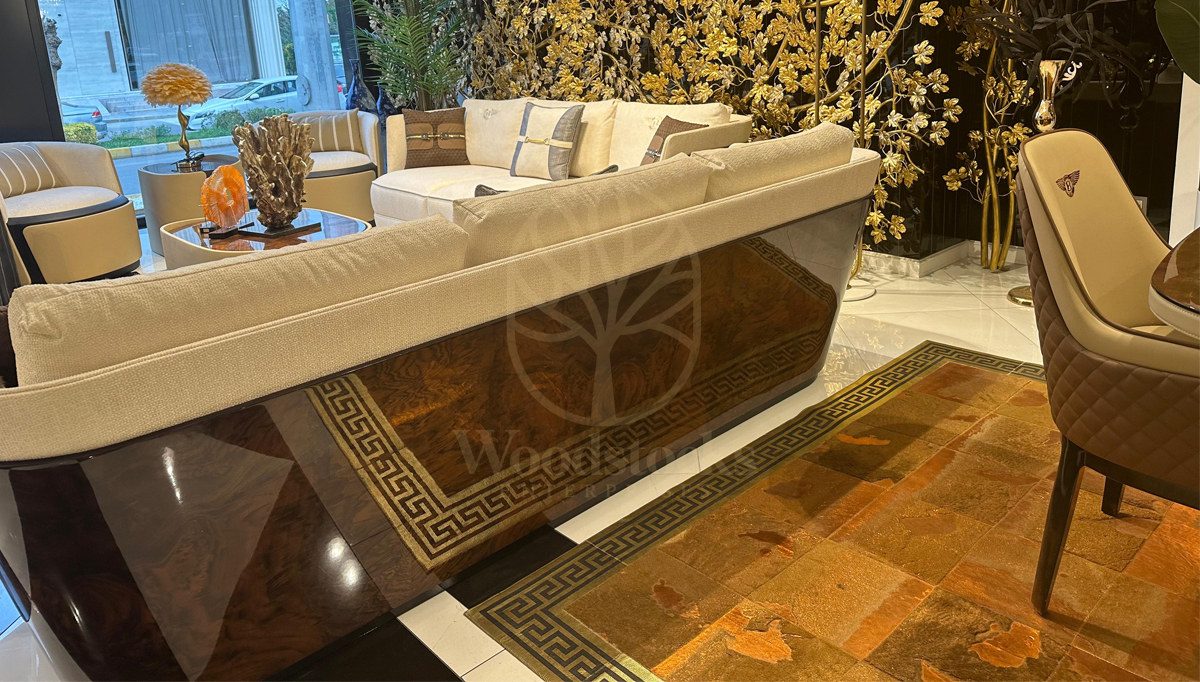 Luxury Sedna Handcrafted Teak Sofa Set, Saharanpur, view 5
