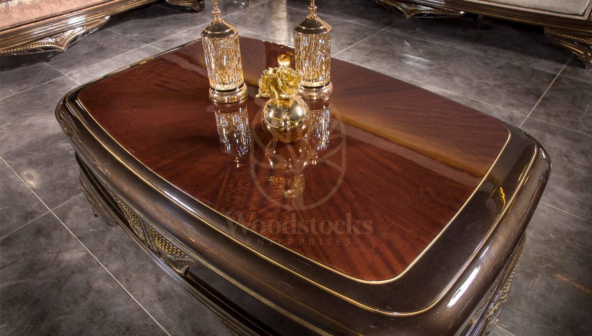 Luxury Viyola Brown Handcrafted Teak Sofa Set, Saharanpur, view 5