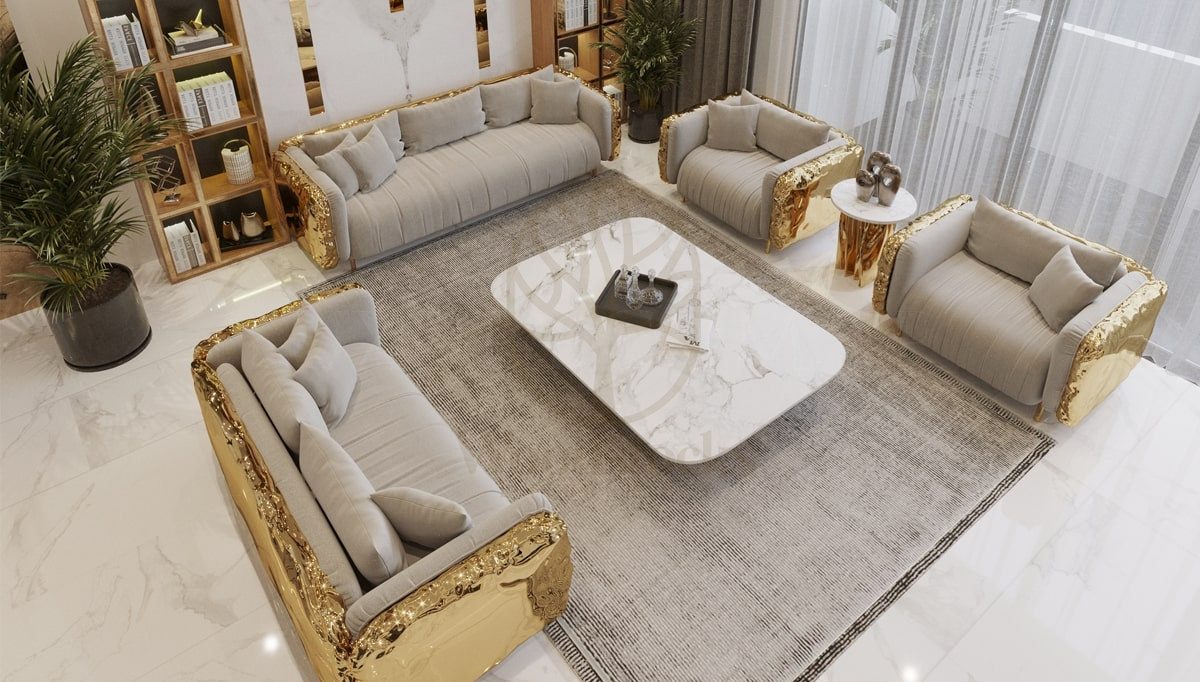 Luxury Sandor Handcrafted Teak Sofa Set, Saharanpur, view 2