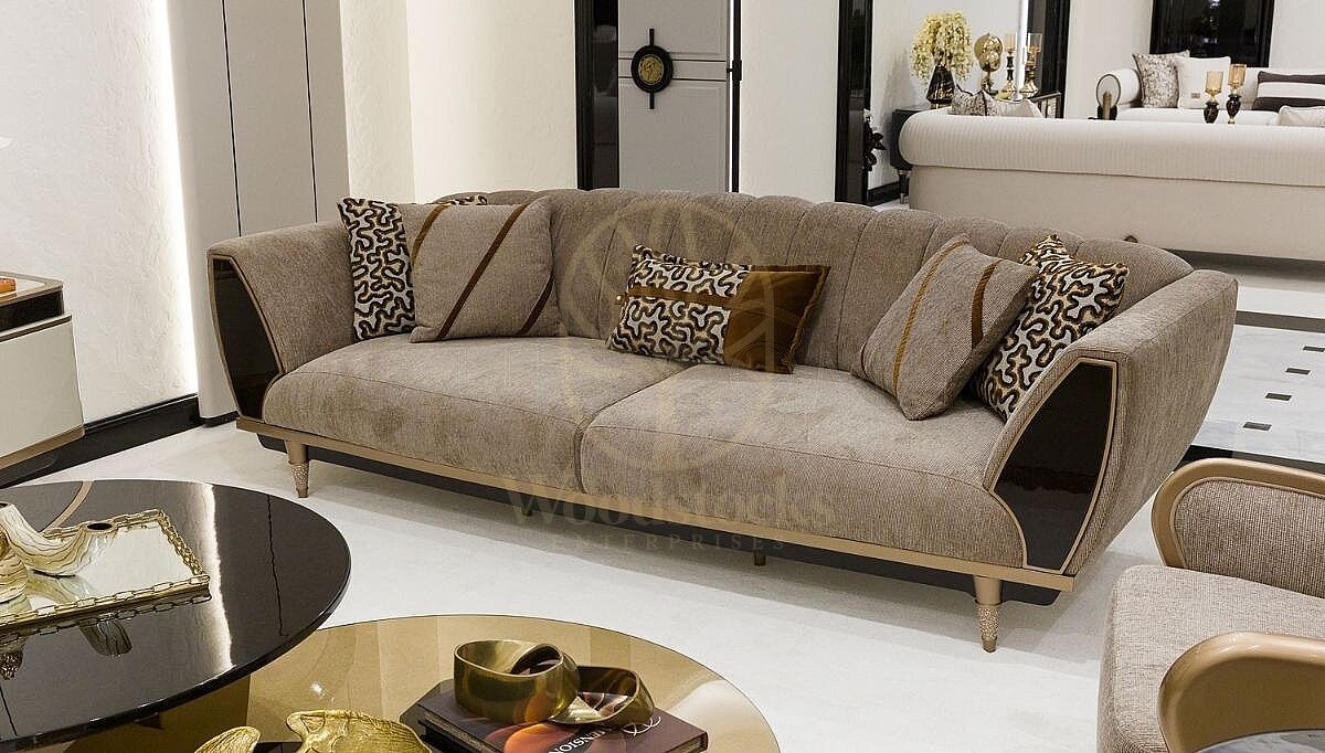 Luxury Orvesa Handcrafted Teak Sofa Set, Saharanpur, view 2