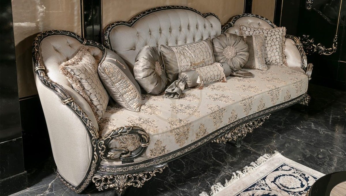 Royal Hazine Hand Carved Teak Sofa Set, Saharanpur, view 3