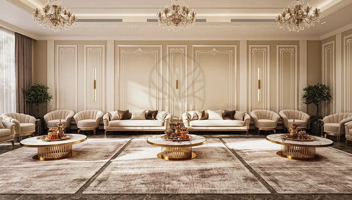 Royal Furniture Majlis Hand Carved Teak Sofa Set, Saharanpur, view 4