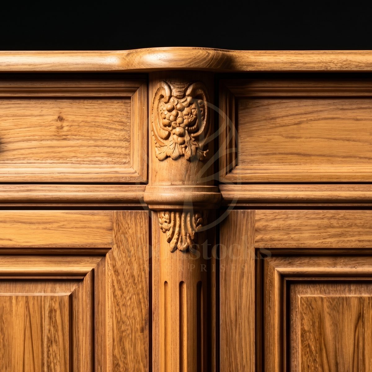 Royal Teak Montpellier Louis XVI Provincial Enfilade, Saharanpur, view 5