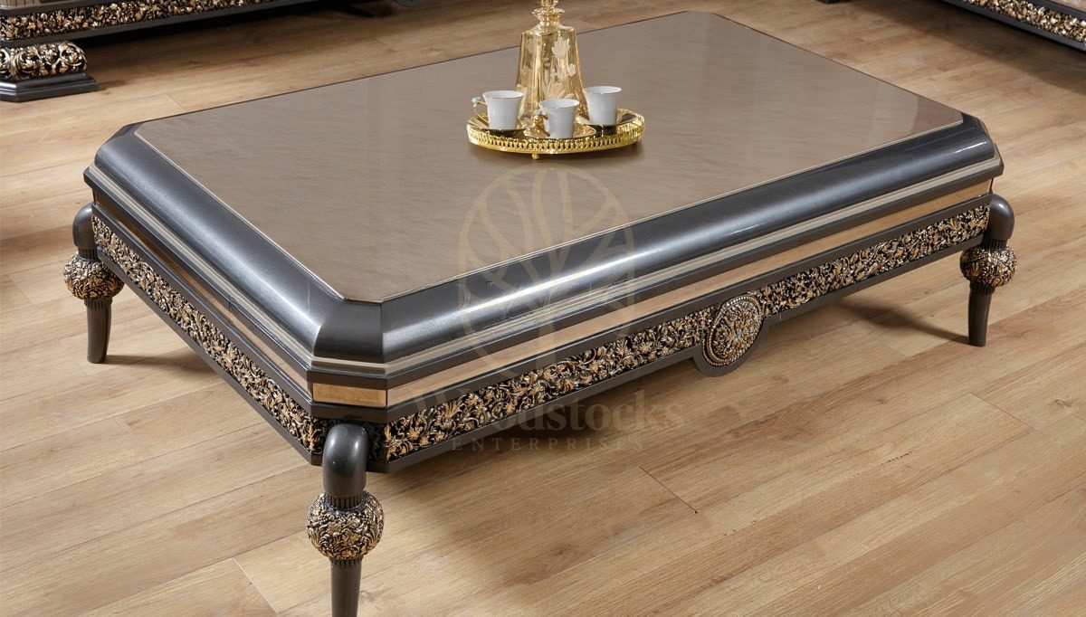 Royal Levis Hand Carved Teak Sofa Set, Saharanpur, view 7