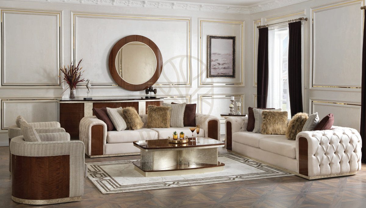 Royal Dior Hand Carved Teak Sofa Set, Saharanpur, Sofa Set