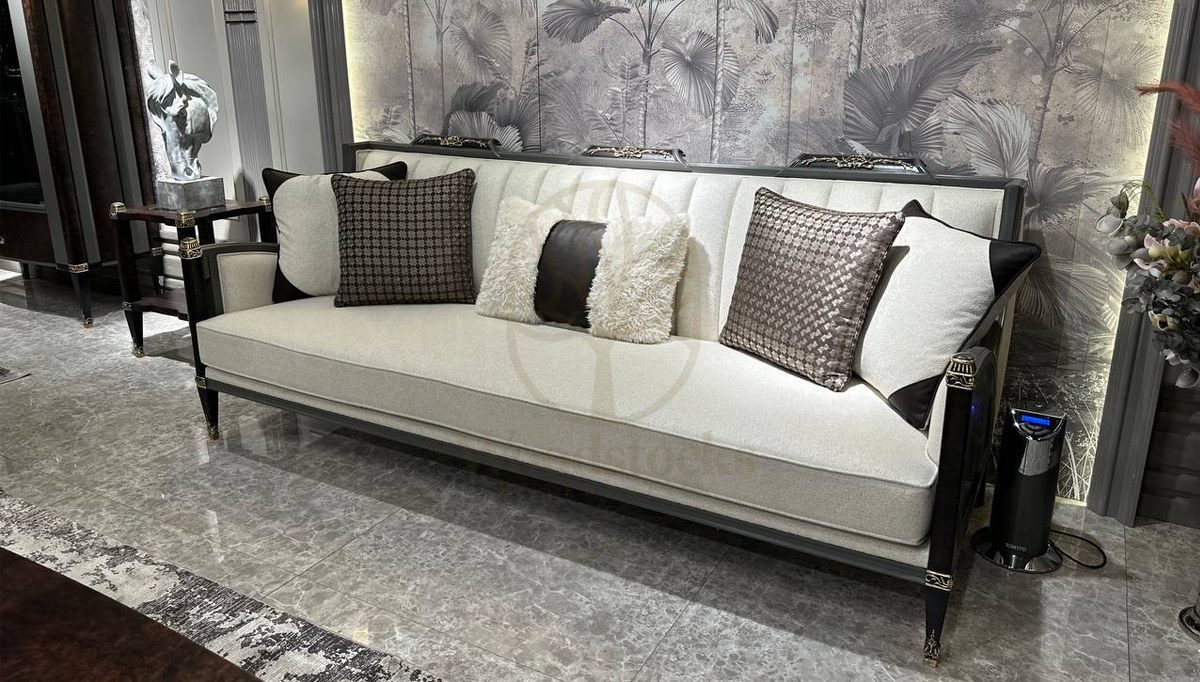 Luxury Aldera Art Deco Handcrafted Teak Sofa Set, Saharanpur, view 6