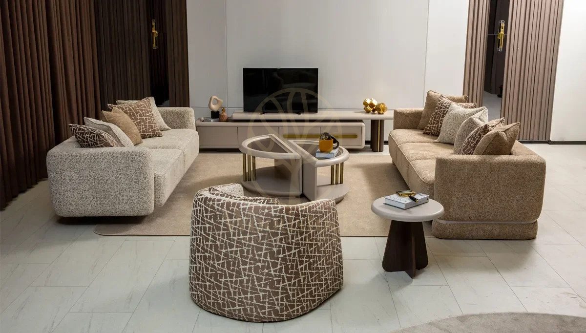 Luxury Halef Handcrafted Teak Sofa Set, Saharanpur, view 2