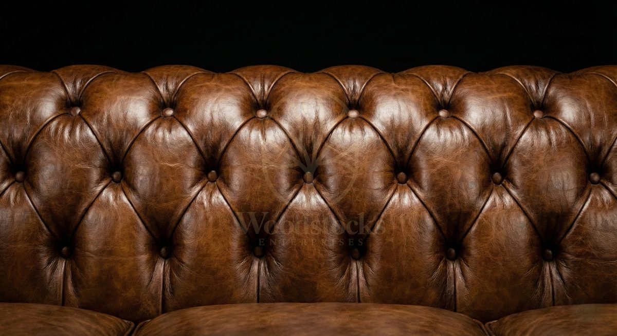 Luxury Teak Westminster Gentleman’s Chesterfield Suite, Saharanpur, view 4
